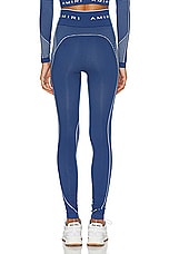 Amiri Seamless Legging in Dark Blue, view 3, click to view large image.