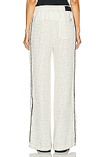 Amiri Boucle Hybrid Track Pant in Alabaster, view 4, click to view large image.