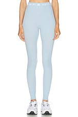 Amiri Ma Ribbed Seamless Legging in Cerulean, view 1, click to view large image.