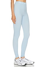 Amiri Ma Ribbed Seamless Legging in Cerulean, view 2, click to view large image.