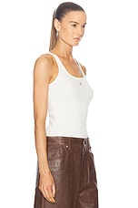 Amiri MA Tank Top in Alabaster, view 2, click to view large image.