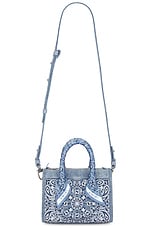 Amiri Bandana Micro Triangle Bag in True Blue, view 1, click to view large image.