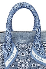 Amiri Bandana Micro Triangle Bag in True Blue, view 7, click to view large image.