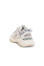 Amiri Bone Runner Sneaker in Alabaster, view 3, click to view large image.