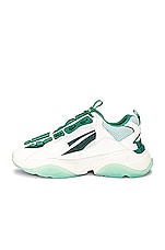 Amiri Bone Runner Sneaker in Alabaster & Green, view 5, click to view large image.