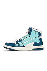 Amiri Skeltop High Sneaker in Blue, view 5, click to view large image.