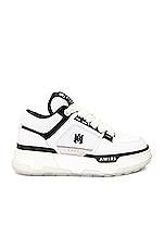 Amiri Ma 1 Sneaker in White & Black, view 1, click to view large image.