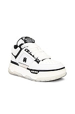 Amiri Ma 1 Sneaker in White & Black, view 2, click to view large image.