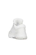 Amiri MA-1 Sneaker in White, view 3, click to view large image.