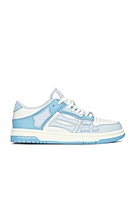Amiri Skeltop Low Sneaker in Blue, view 1, click to view large image.