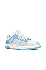 Amiri Skeltop Low Sneaker in Blue, view 2, click to view large image.