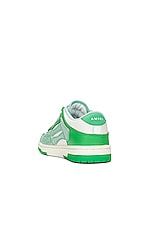 Amiri Skeltop Low Sneaker in Green, view 3, click to view large image.