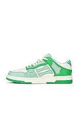 Amiri Skeltop Low Sneaker in Green, view 5, click to view large image.
