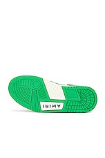 Amiri Skeltop Low Sneaker in Green, view 6, click to view large image.