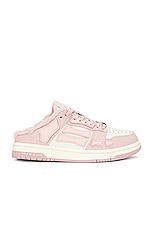 Amiri Skeltop Mule Sneaker in Pink, view 1, click to view large image.