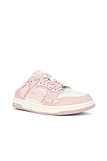 Amiri Skeltop Mule Sneaker in Pink, view 2, click to view large image.