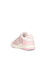 Amiri Skeltop Low Sneaker in Pink, view 3, click to view large image.