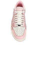 Amiri Skeltop Low Sneaker in Pink, view 4, click to view large image.