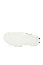 Amiri Boucle Stars Court Low Sneaker in Alabaster, view 6, click to view large image.