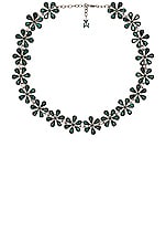 AMINA MUADDI Lily Choker in Emerald, view 1, click to view large image.