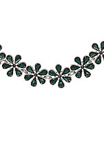 AMINA MUADDI Lily Choker in Emerald, view 3, click to view large image.