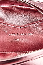 AMINA MUADDI Super Amini Metallic Babygirl Bag in Light Baby Pink, view 6, click to view large image.