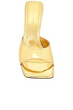 AMINA MUADDI Laura Slipper Mule in Mirror Gold, view 4, click to view large image.