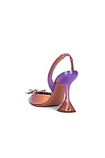 AMINA MUADDI Rosie Sling Pump in Sunset Ombre & White Crystal, view 3, click to view large image.