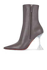 AMINA MUADDI Giorgia Glass Bootie in Grey, view 5, click to view large image.
