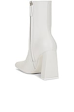 AMINA MUADDI Marine Bootie in White, view 3, click to view large image.