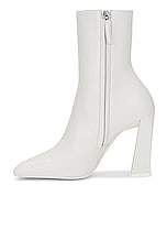 AMINA MUADDI Marine Bootie in White, view 5, click to view large image.