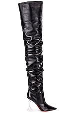 AMINA MUADDI Olivia Nappa Boot in Black, view 1, click to view large image.