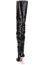 AMINA MUADDI Olivia Nappa Boot in Black, view 3, click to view large image.