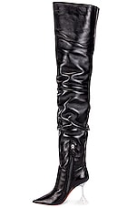 AMINA MUADDI Olivia Nappa Boot in Black, view 5, click to view large image.