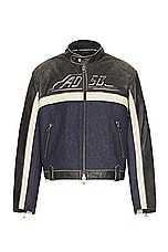 Andersson Bell 24 Racing Leather Jacket in Black, view 1, click to view large image.