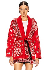 ALANUI Bandana Cardigan in Red | FWRD
