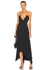 Anna October Josephine Maxi Dress in Black, view 1, click to view large image.
