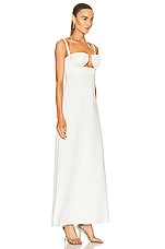 Anna October Veronique Maxi Dress in Ivory, view 2, click to view large image.