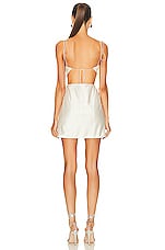 Anna October Vivienne Mini Dress in Ivory, view 3, click to view large image.