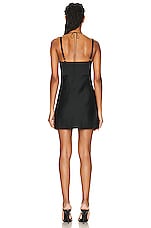 Anna October Lila Mini Dress in black, view 3, click to view large image.