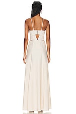 Anna October Uma Maxi Dress in Ivory, view 3, click to view large image.