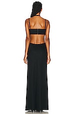 Anna October Adele Maxi Dress in Black, view 3, click to view large image.