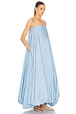 Anna October Louis Maxi Dress in baby blue, view 2, click to view large image.