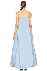 Anna October Louis Maxi Dress in baby blue, view 3, click to view large image.