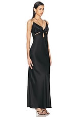 Anna October Violetta Maxi Dress in Black, view 2, click to view large image.