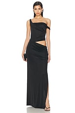Anna October Willow Maxi Dress in Black, view 1, click to view large image.