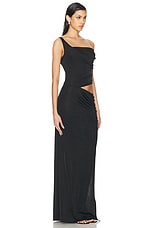 Anna October Willow Maxi Dress in Black, view 2, click to view large image.