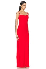 Anna October Yelena Maxi Dress in Red, view 2, click to view large image.