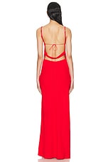 Anna October Yelena Maxi Dress in Red, view 3, click to view large image.