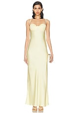 Anna October Levi Maxi Dress in Yellow, view 1, click to view large image.